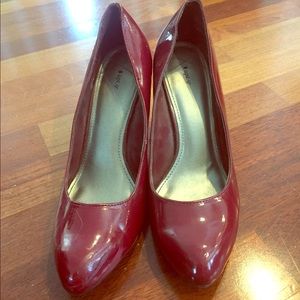 Maroon Patent Leather Heels